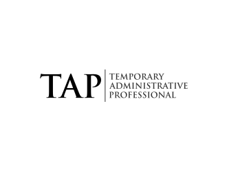 TAP (Temporary Administrative Professional) logo design by dewipadi