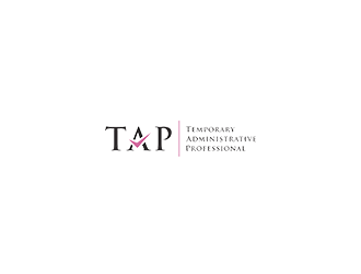 TAP (Temporary Administrative Professional) logo design by blackcane
