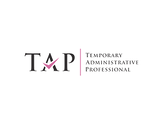 TAP (Temporary Administrative Professional) logo design by blackcane