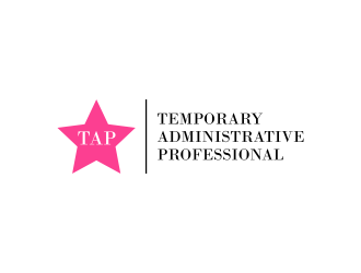TAP (Temporary Administrative Professional) logo design by ammad
