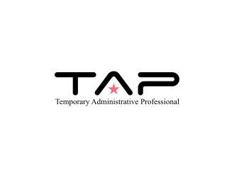 TAP (Temporary Administrative Professional) logo design by ammad