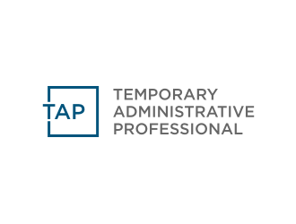 TAP (Temporary Administrative Professional) logo design by logitec