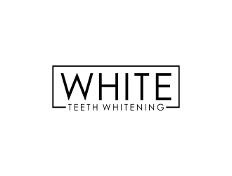 WHITE Teeth Whitening logo design by Shina