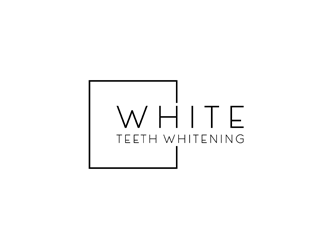 WHITE Teeth Whitening logo design by bomie