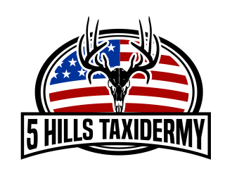 5 Hills Taxidermy  logo design by cintoko