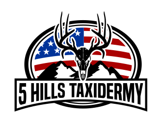 5 Hills Taxidermy  logo design by cintoko
