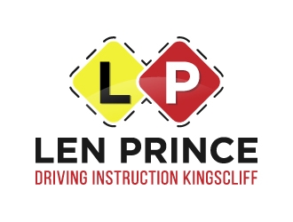 Len Prince Driving Instruction Kingscliff logo design by akilis13