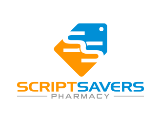 Script Savers Pharmacy logo design by lexipej