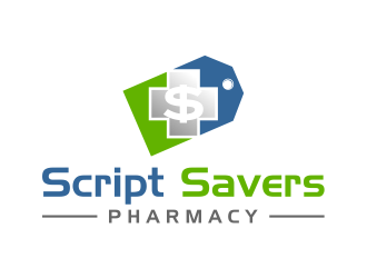 Script Savers Pharmacy logo design by cintoko
