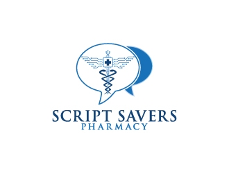 Script Savers Pharmacy logo design by dhika