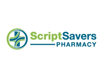 Script Savers Pharmacy logo design by akilis13