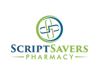 Script Savers Pharmacy logo design by akilis13