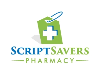 Script Savers Pharmacy logo design by akilis13