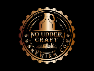 No Udder Craft Brewing Co. logo design by nona