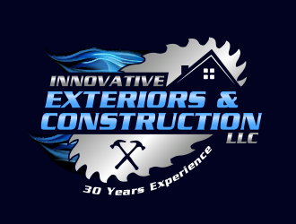 Innovative Exteriors & Construction LLC logo design by BeDesign