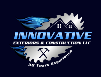 Innovative Exteriors & Construction LLC logo design by BeDesign