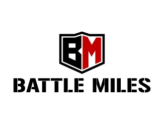 BATTLE MILES logo design by jaize
