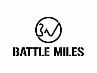 BATTLE MILES logo design by 48art