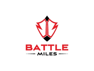 BATTLE MILES logo design by zakdesign700