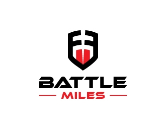 BATTLE MILES logo design by zakdesign700