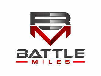 BATTLE MILES logo design by mutafailan