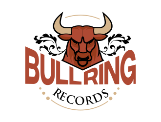 Bull Ring Records logo design by ingepro