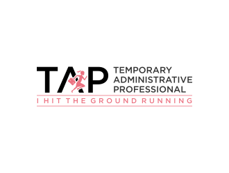TAP (Temporary Administrative Professional) logo design by ammad