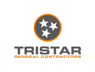 TriStar General Contractors  logo design by Inlogoz