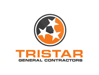 TriStar General Contractors  logo design by bluespix
