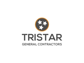 TriStar General Contractors  logo design by dibyo