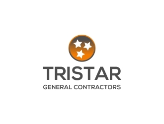 TriStar General Contractors  logo design by dibyo