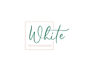 WHITE Teeth Whitening logo design by checx