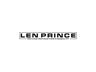 Len Prince Driving Instruction Kingscliff logo design by Zhafir