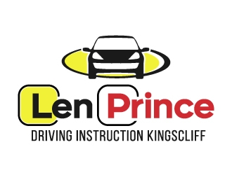Len Prince Driving Instruction Kingscliff logo design by akilis13