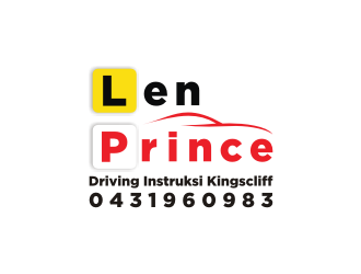 Len Prince Driving Instruction Kingscliff logo design by ohtani15