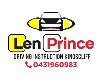 Len Prince Driving Instruction Kingscliff logo design by akilis13