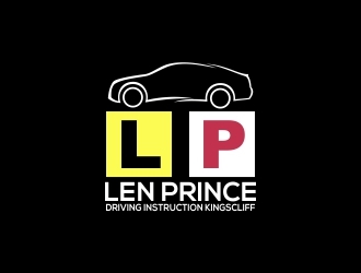 Len Prince Driving Instruction Kingscliff logo design by dibyo