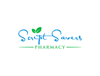 Script Savers Pharmacy logo design by alby