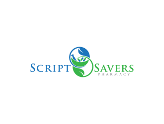 Script Savers Pharmacy logo design by nona