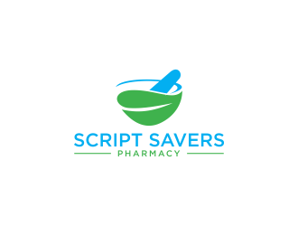 Script Savers Pharmacy logo design by L E V A R
