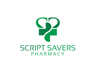 Script Savers Pharmacy logo design by stark