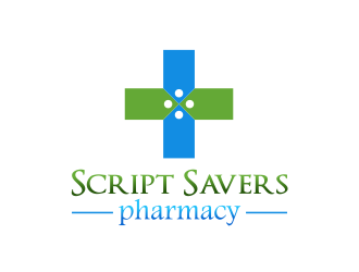Script Savers Pharmacy logo design by serprimero