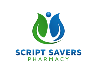 Script Savers Pharmacy logo design by mikael