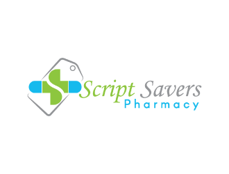 Script Savers Pharmacy logo design by nona