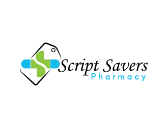 Script Savers Pharmacy logo design by nona