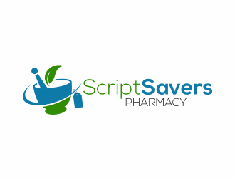 Script Savers Pharmacy logo design by ingepro