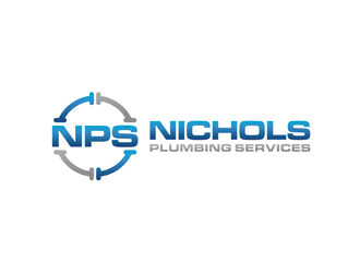 Nichols Plumbing Services logo design by bomie