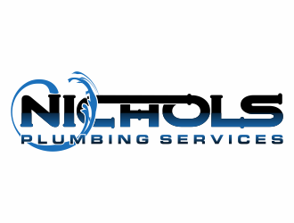 Nichols Plumbing Services logo design by Mahrein