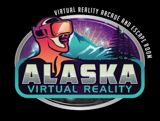 Alaska Virtual Reality logo design by THOR_