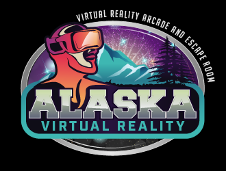 Alaska Virtual Reality logo design by THOR_